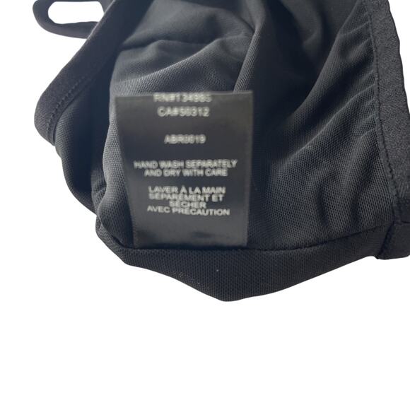 For Love & Lemons Black Medium Push Up Wide Straps Swim Bikini Top - Picture 8 of 8